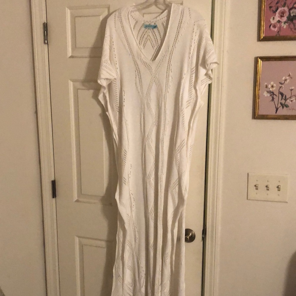 Goddess White Knit Dress (s/m)